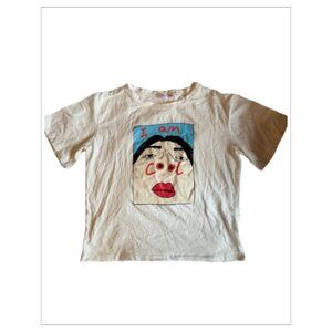 NWOT MACRO LIGHT T-Shirt "I am Cool" White Size Small (CON-B06)